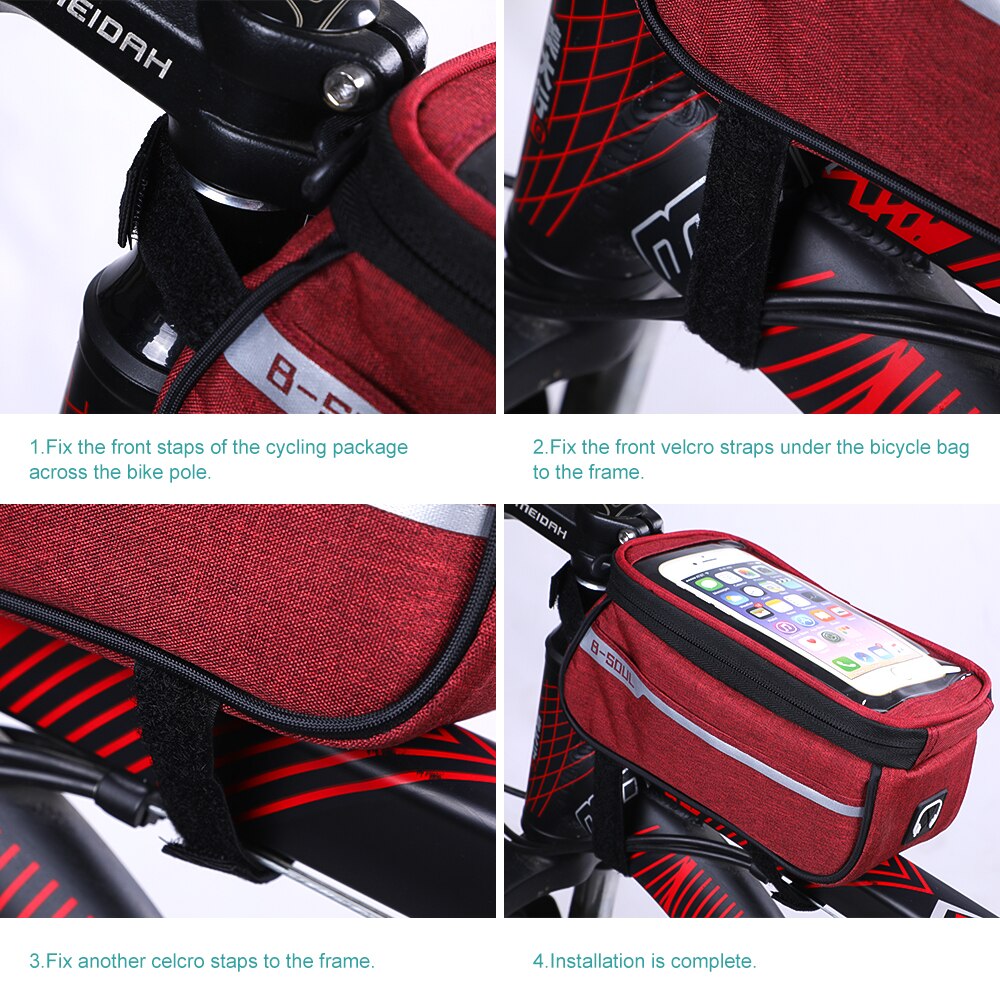 Waterproof-Bicycle-Bag-Nylon-Bike-Cyling-Cell-Mobile-Phone-Bag-Case-5-5-6-Bicycle-Panniers