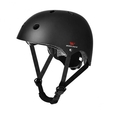 Casque rond noir de protection pour mobilité urbaine