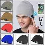 Casque-de-musique-Bluetooth-Rechargeable-par-USB-bonnet-en-tricot-chaud-casquette-hiver