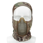 Cagoule-maille-acier-Airsoft-Paintball-Protection-complete-du-visage-Style-Ninja-masque-metallique