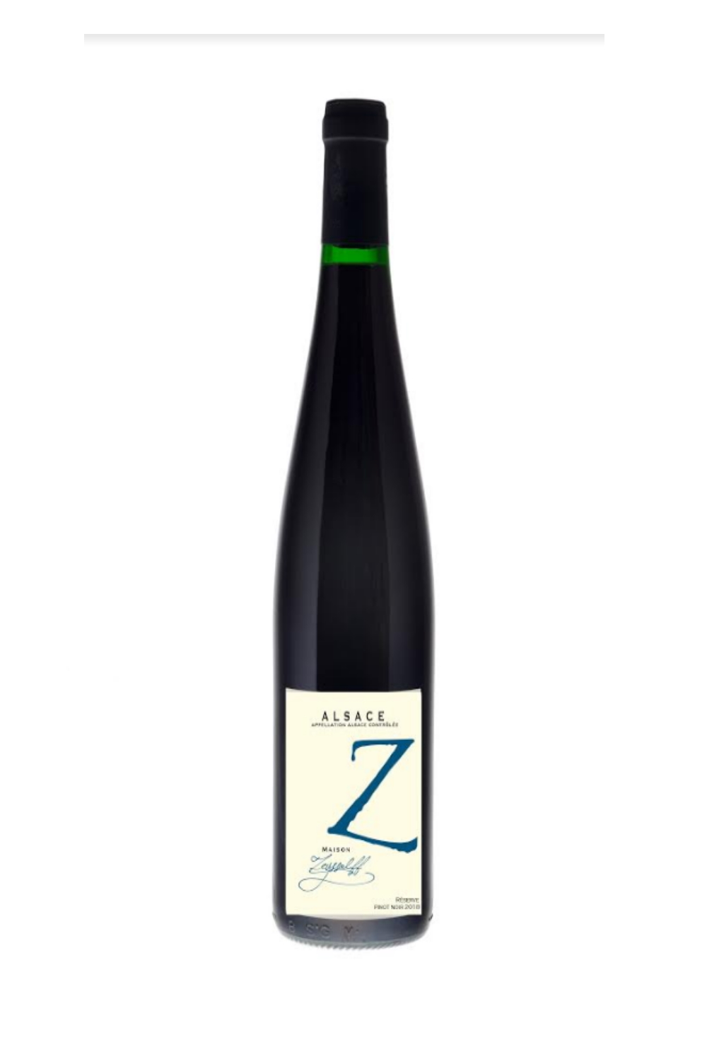 PINOT NOIR RESERVE PARTICULIERE 2018  G. Z EYSSOLFF  Lalsace- en-Bouteille  VIN D'ALSACE