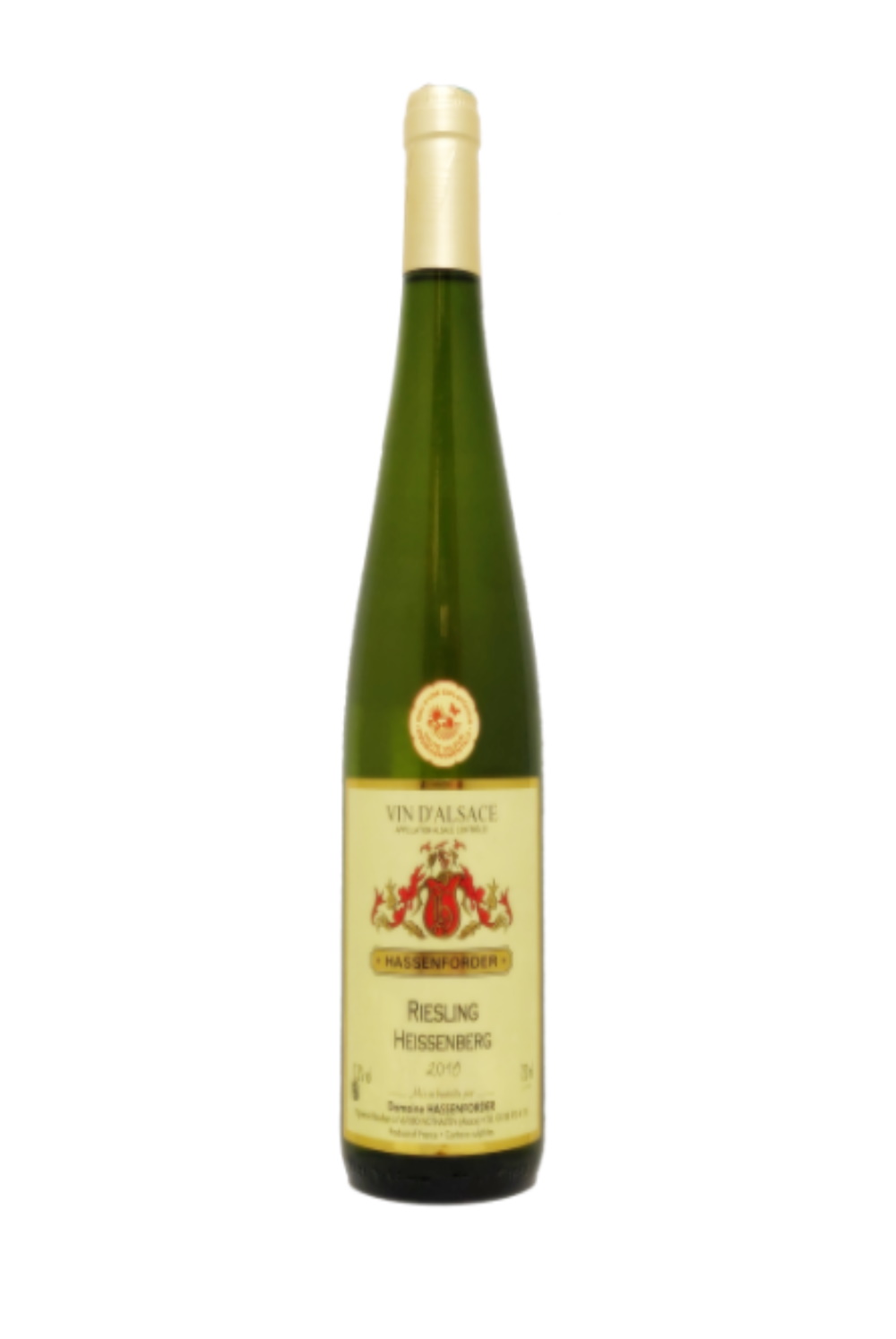 RIESLING heissenberg 2019 -domaine HASSENFORDER -lalsace-en-bouteille