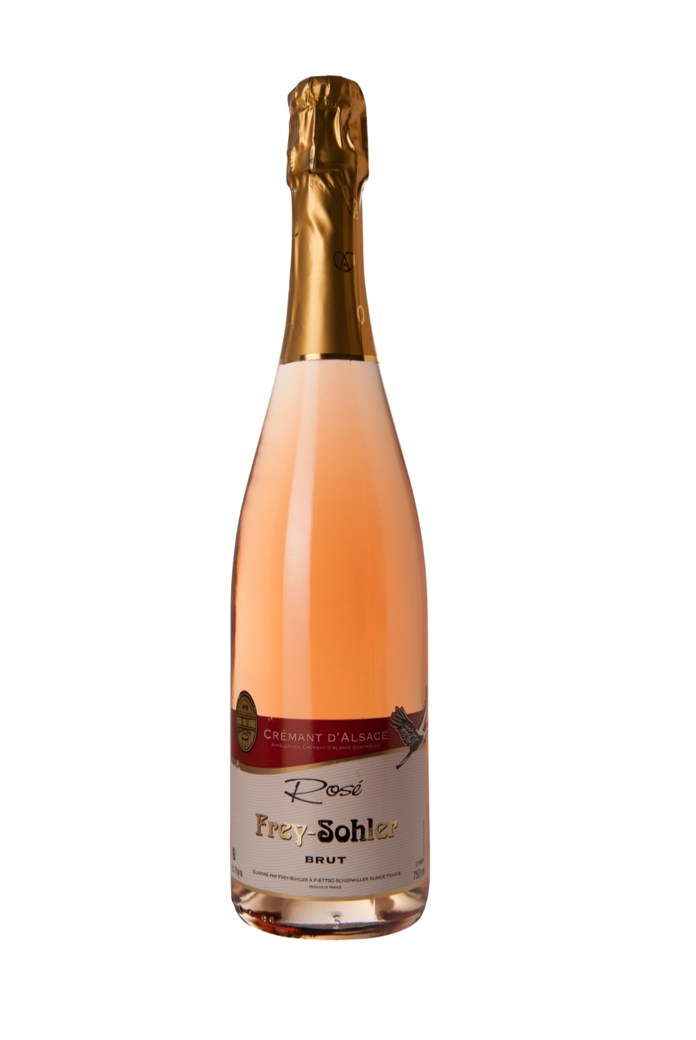Crémant Rosé FRey-Sohler-Lalsace-en-bouteille