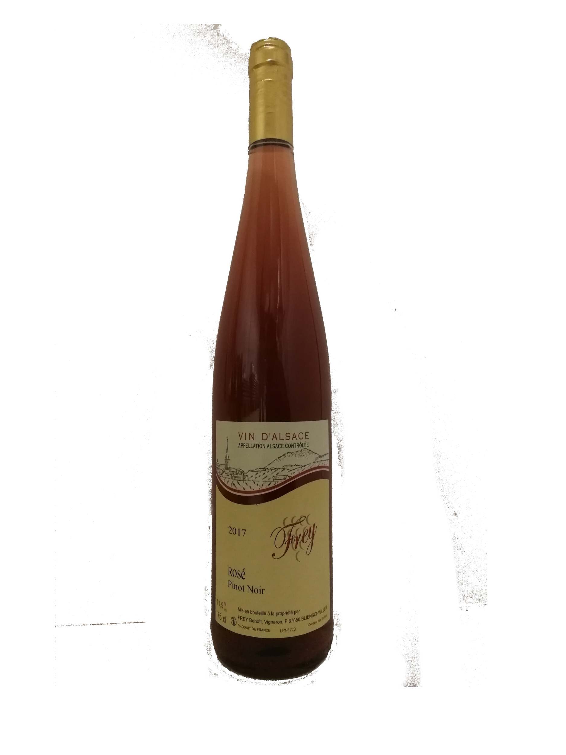 Pinot Rosé Frey lalsace-en-bouteille