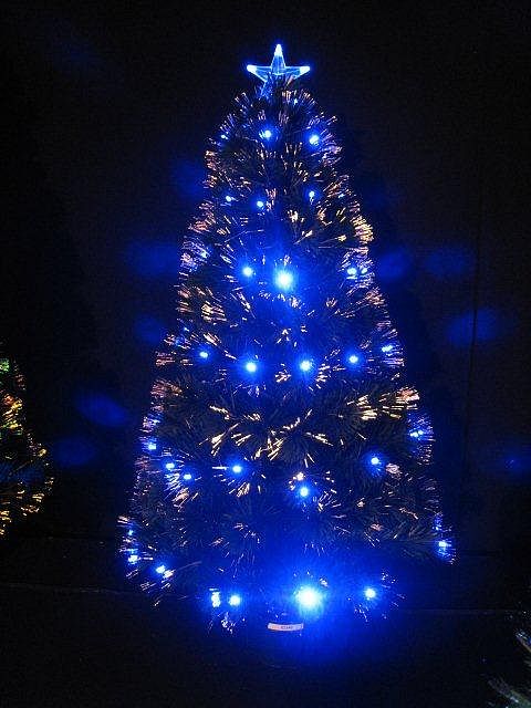 Sapin de led bleu 120 cm