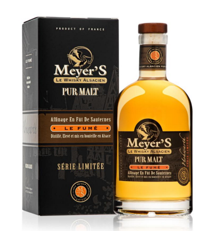 whisky pur malt Meyer'S le Fume lalsace-en-bouteille