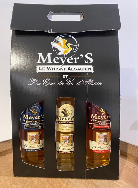 Coffret whisky blend Meyer'S  lalsace-en-bouteille