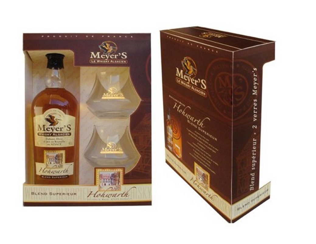 Coffret Blend Supérieur Whisky Meyer'S  lalsace-en-bouteille