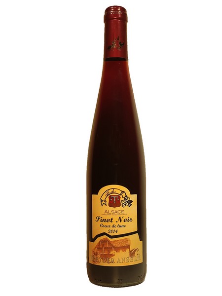Pinot noir domaine Freyder-Anselm, lalsace-en-bouteille.