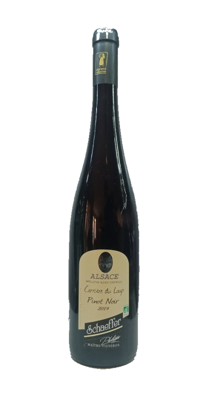 Pinot-Noir,2019,Carriere-du-loup, Vin-Nature. Phillippe-Schaeffer, Lalsace-en-Bouteille,