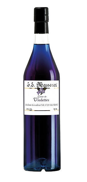 Crème de Violettes, Distillerie Massenez ,lalsace en bouteille