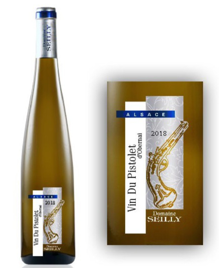 vin-du-pistolet-2018 Domaine SEILLY, Obernai, lalsace en bouteille
