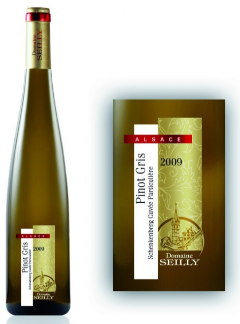 pinot-gris-cuvee-particuliere-2009 Domaine SEILLY, Obernai, lalsace en bouteille1