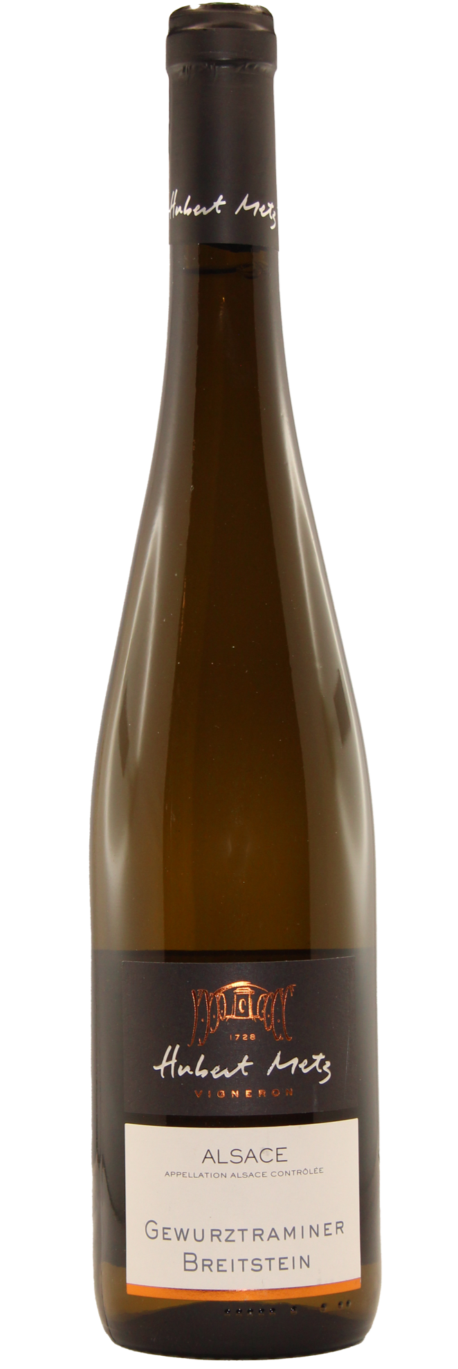 Gewurztraminer Breitstein 2015 (moelleux) Domaine Hubert Metz, lalsace-en-bouteille