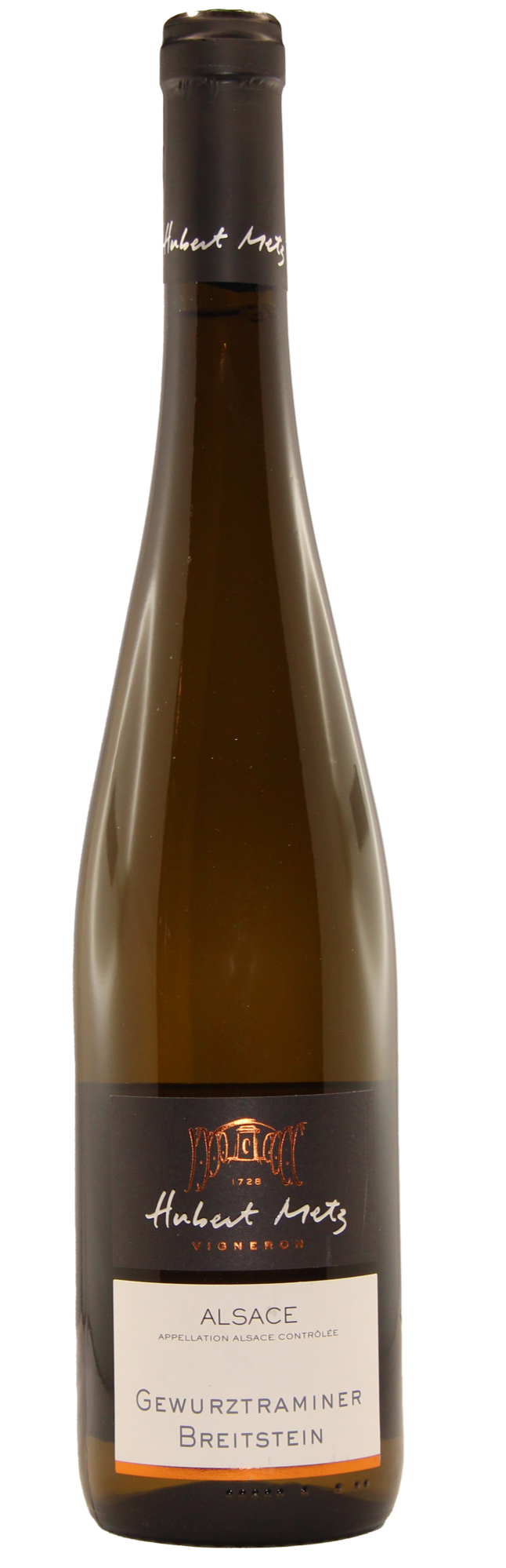 Gewurztraminer Breitstein 2016 Domaine Hubert Metz, lalsace-en-bouteille