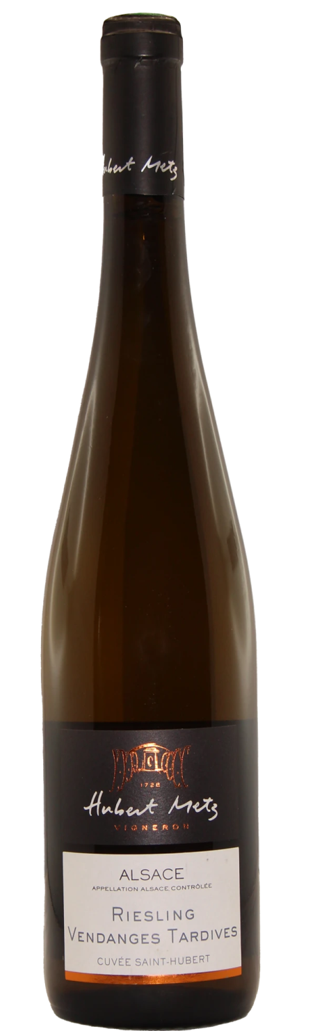 Riesling Cuvée Saint Hubert Vendanges Tardives 2016 Domaine Hubert Metz, lalsace-en-bouteille