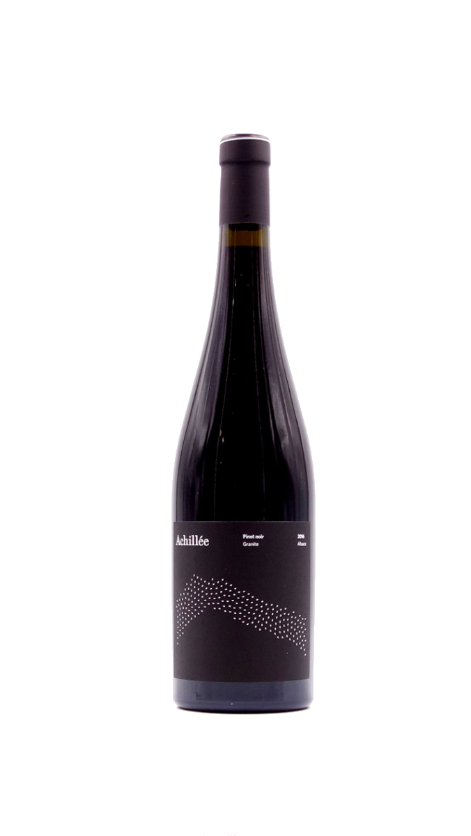 Achillee-bouteille-2016-Pinot_noir_granit,Lalsace-en-bouteille,vin d alsace