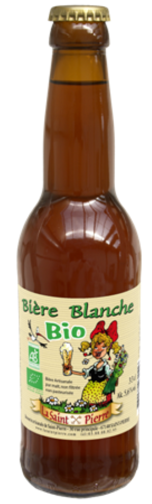 Brasserie St Pierre Biere BIO Blanche LAlsace en Bouteille