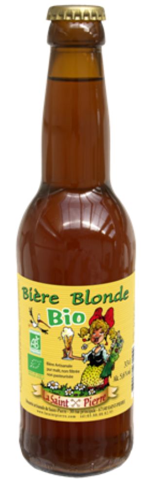 Brasserie St Pierre Biere BIO  Blonde LAlsace en Bouteille