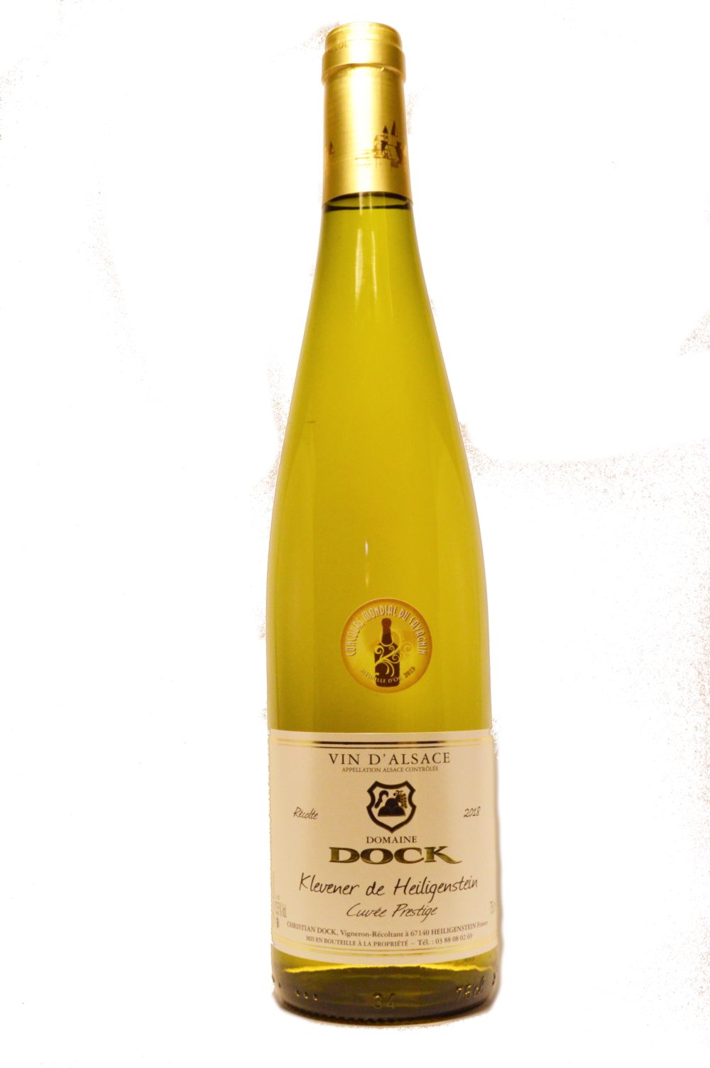 DOMAINE DOCK KLEVENER DE HEILIGENSTEIN CUVEE PRESTIGE LALSACE-EN-BOUTEILLE -1000