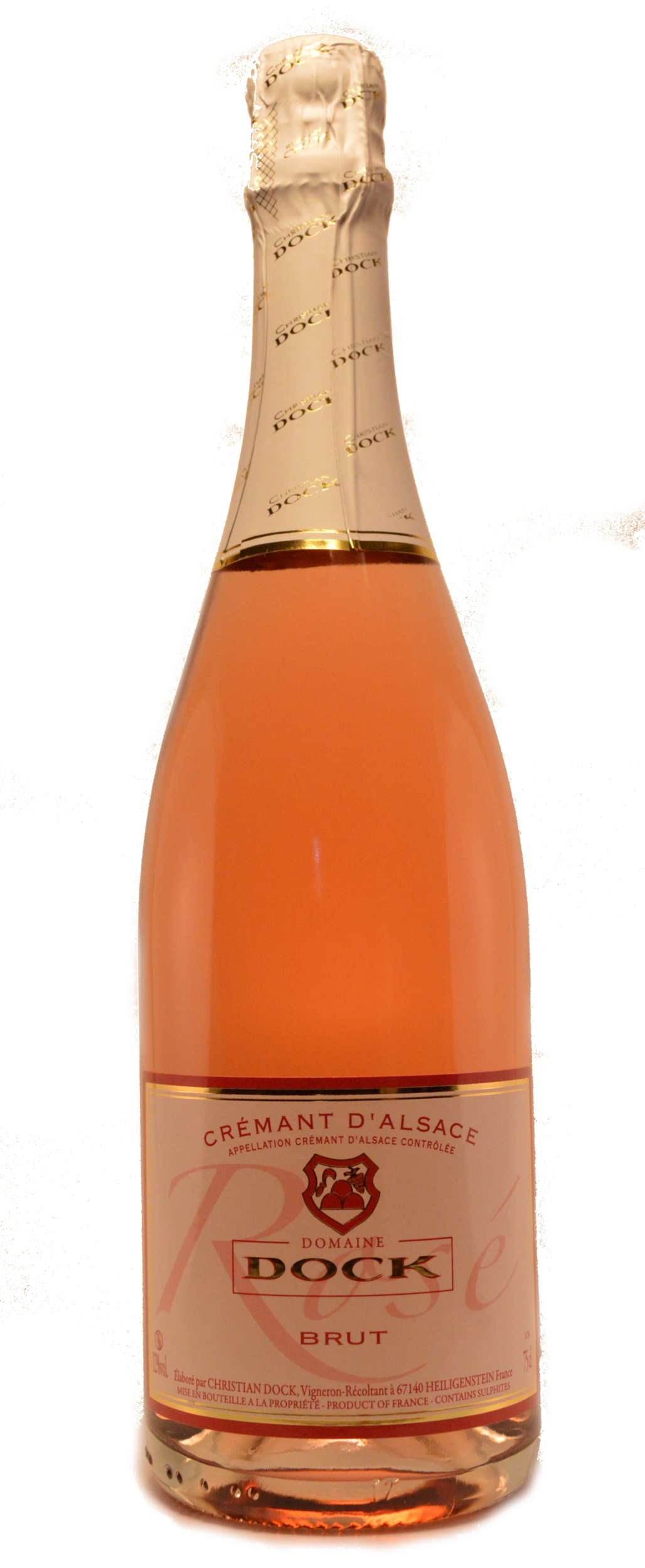 DOMAINE DOCK CREMANT ROSE LALSACE-EN-BOUTEILLE - Copie