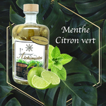 Rhum Menthe Citron vert ,L'arrangé des Alchimistess,lalsace-en-bouteille