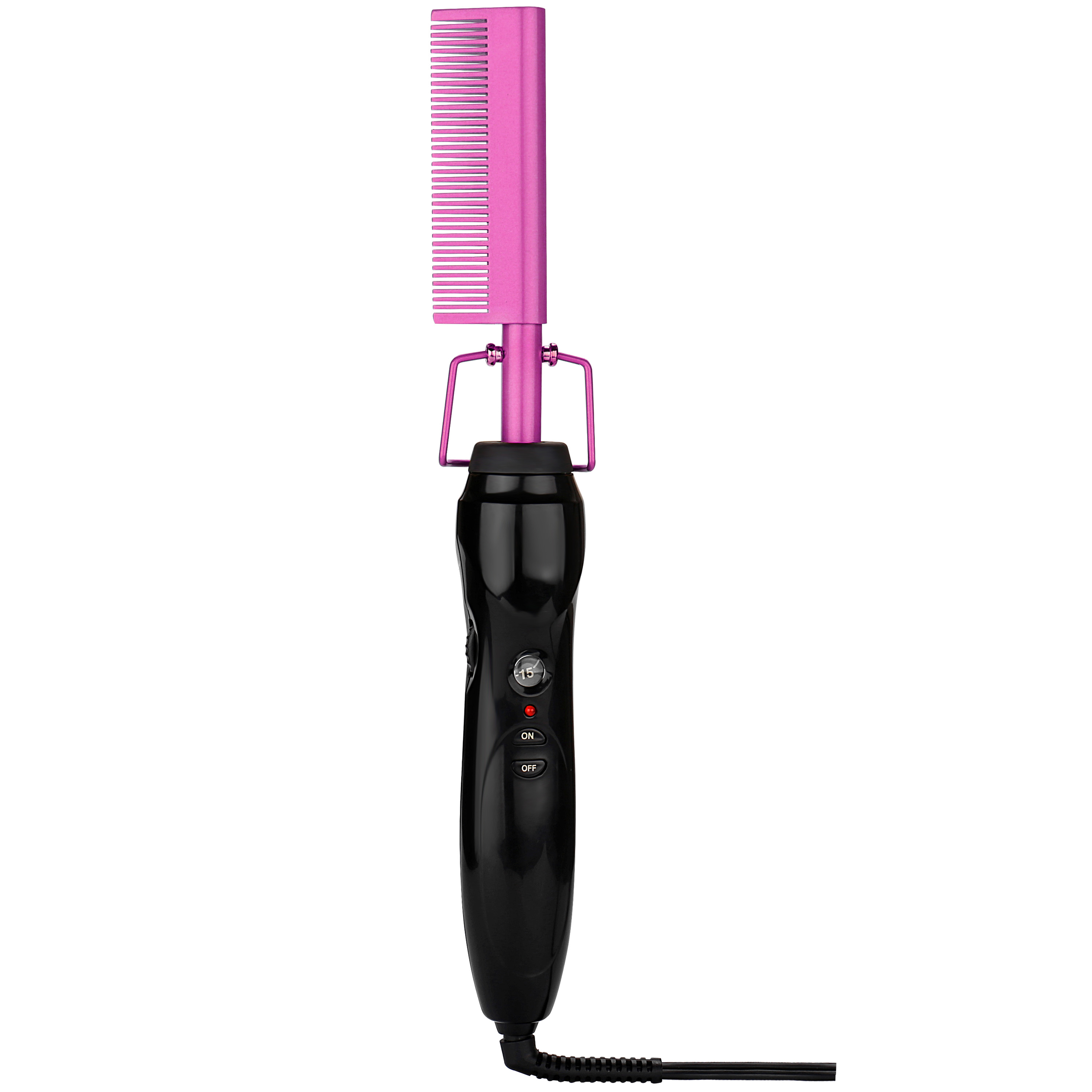 peigne chauffant violet1