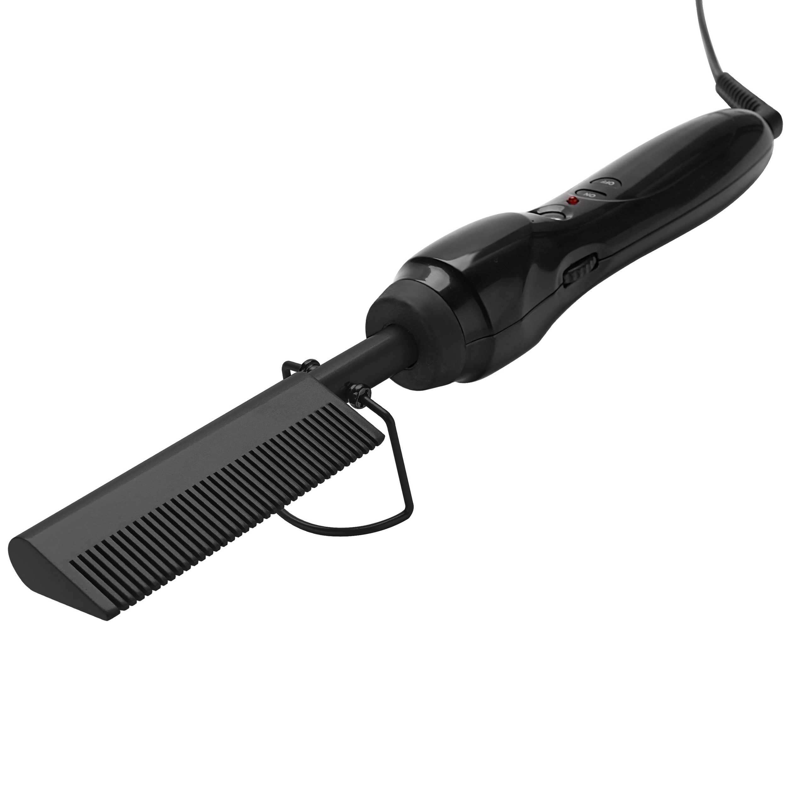 peigne chauffant noire