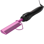 peigne chauffant violet