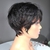 perruque sans lace courte
