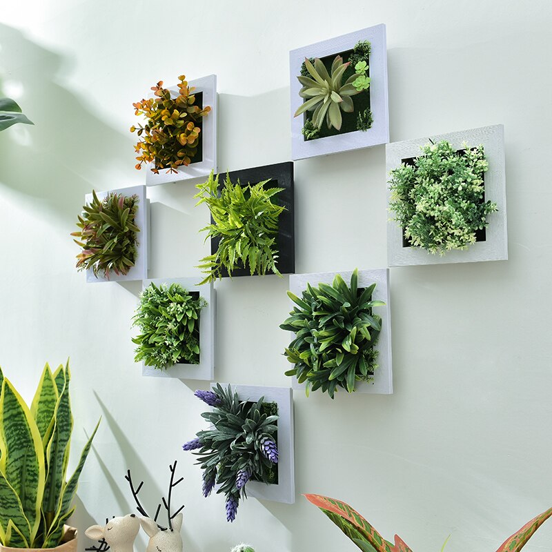 Plantes-succulentes-artificielles-d-coration-de-cadre-mural-pour-chambre-coucher-d-coration-de-maison-fausses