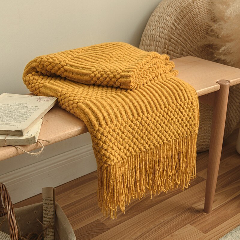 Couverture-tricot-e-en-forme-d-ananas-pour-canap-et-lit-plaid-quadrill-de-loisirs-pour