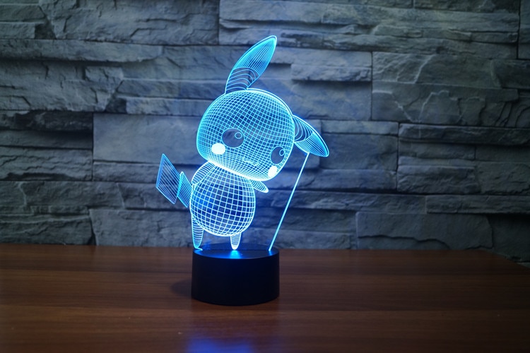 LED-3D-Pokemon-Go-Pikachu-veilleuses-lampe-veilleuses-Mega-Touch-lampe-de-Table-7-couleurs-RGB