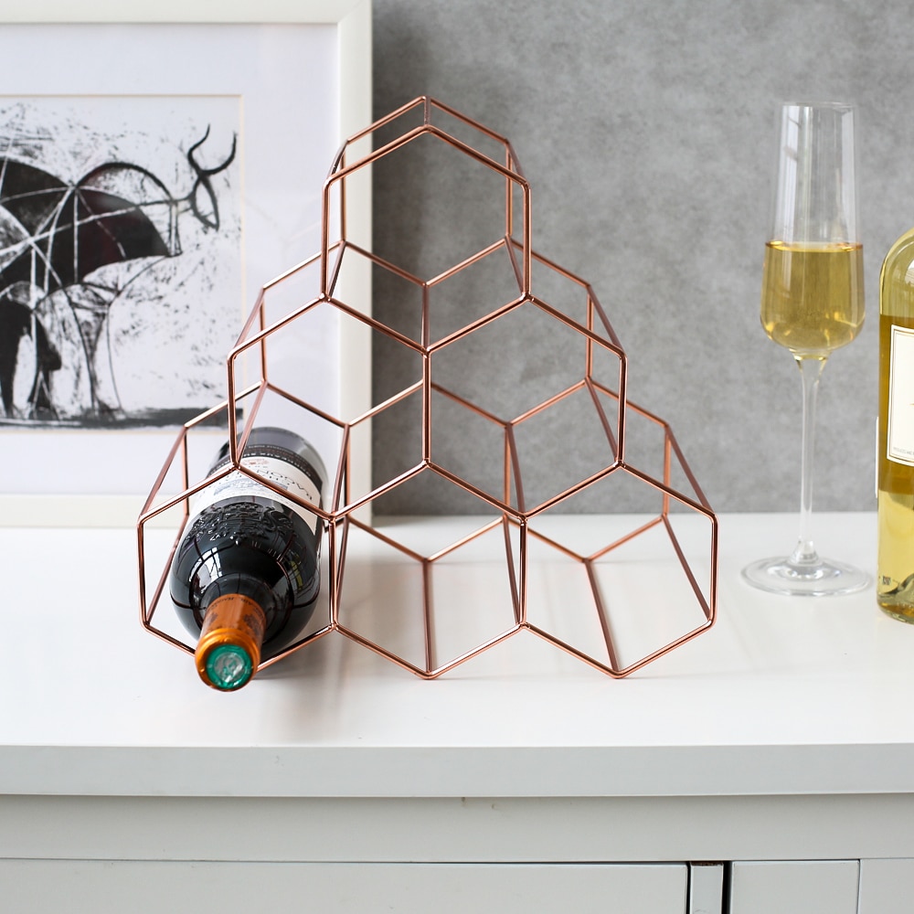 Nordic-Creative-Geometric-Wine-Rack-Metal-Simple-Household-Grape-Wine-Rack-Restaurant-Living-Room-Bar-Wine