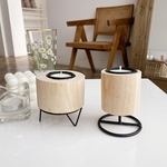 Bois-m-tal-photophore-bougeoirs-d-coration-moderne-rond-contemporain-support-Table-pi-ce-ma-tresse
