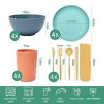 Wheat-Straw-Bowl-Saucers-32-Piece-Tableware-Set-Portable-Knife-Fork-and-Spoon-Chopsticks-Microwaveable-Tableware