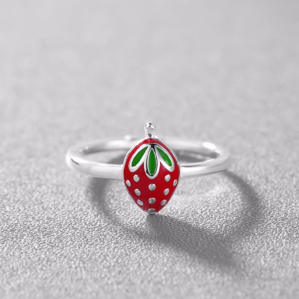 bague fraise enfant