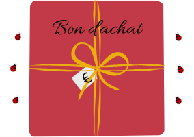 Bon d'achat bijoux, carte cadeau Au Bonheur des Coccinelles