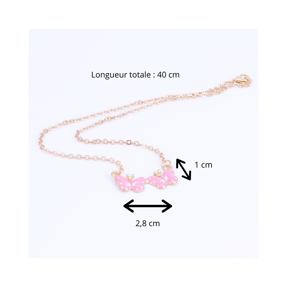 collier enfant papillon - Acheter en Veyle