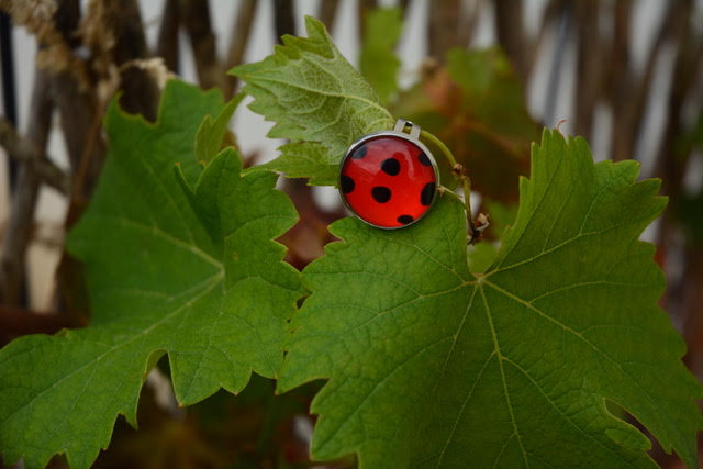bague coccinelle marinette