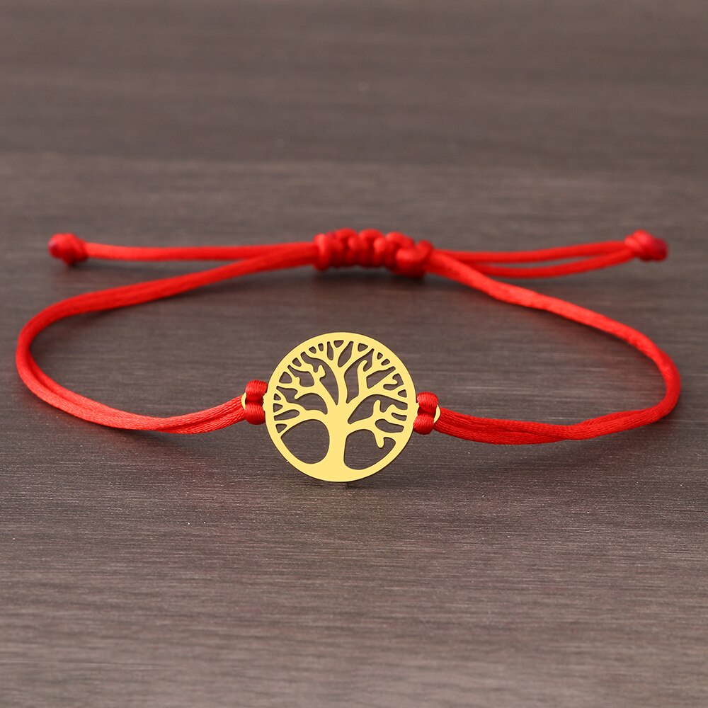 Bracelet fil rouge arbre