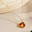 collier coccinelle