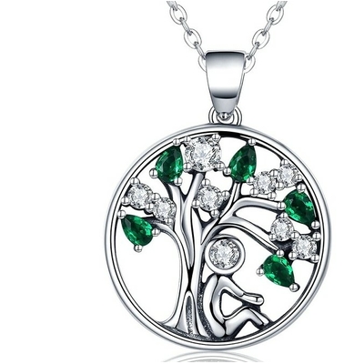 collier pendentif arbre de vie