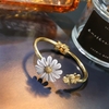 Bracelet bangle fleur