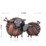 broche mouton pelote