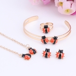 parure bijoux coccinelle enfant